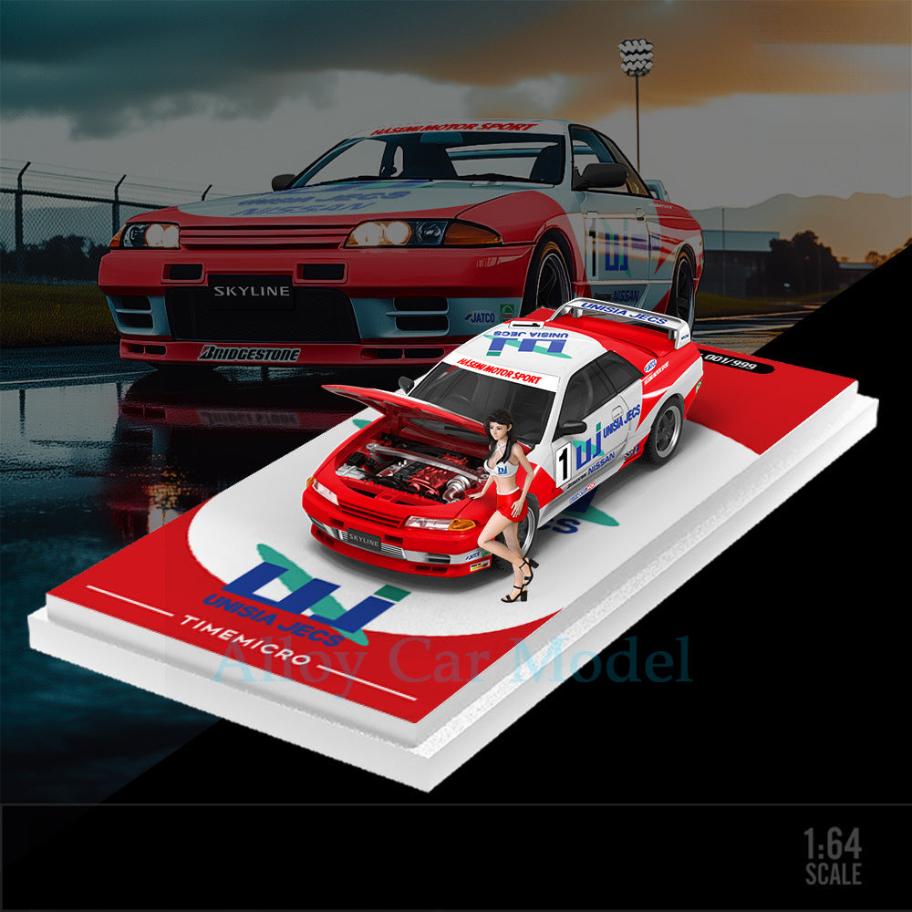 TimeMicro 1:64 Nissan GTR32 Racing Livery Die MODCOLS