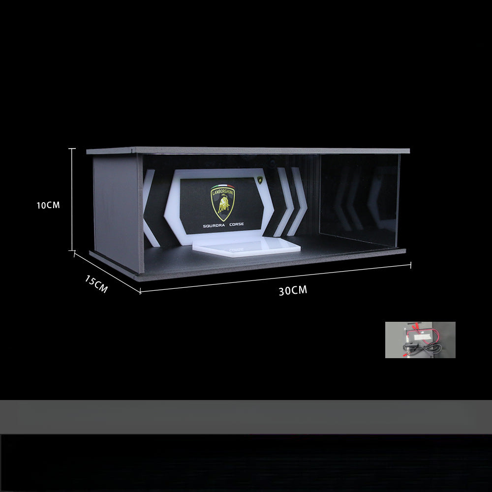 MoreArt 1:64 Lamborghini & Maserati Showroom – Lighted Display MODCOLS
