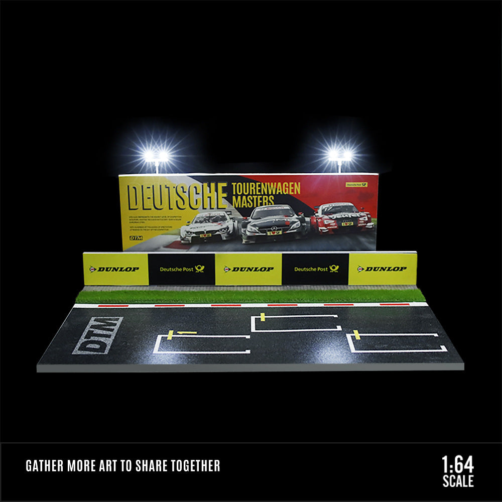 MoreArt 1:64 Le Mans Lighted Racing Diorama – Modular Garage Display MODCOLS