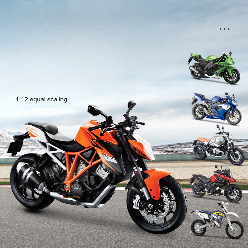 Maisto 1:12 Kawasaki / Ducati / BMW / KTM Motorcycle Diecast Model MODCOLS