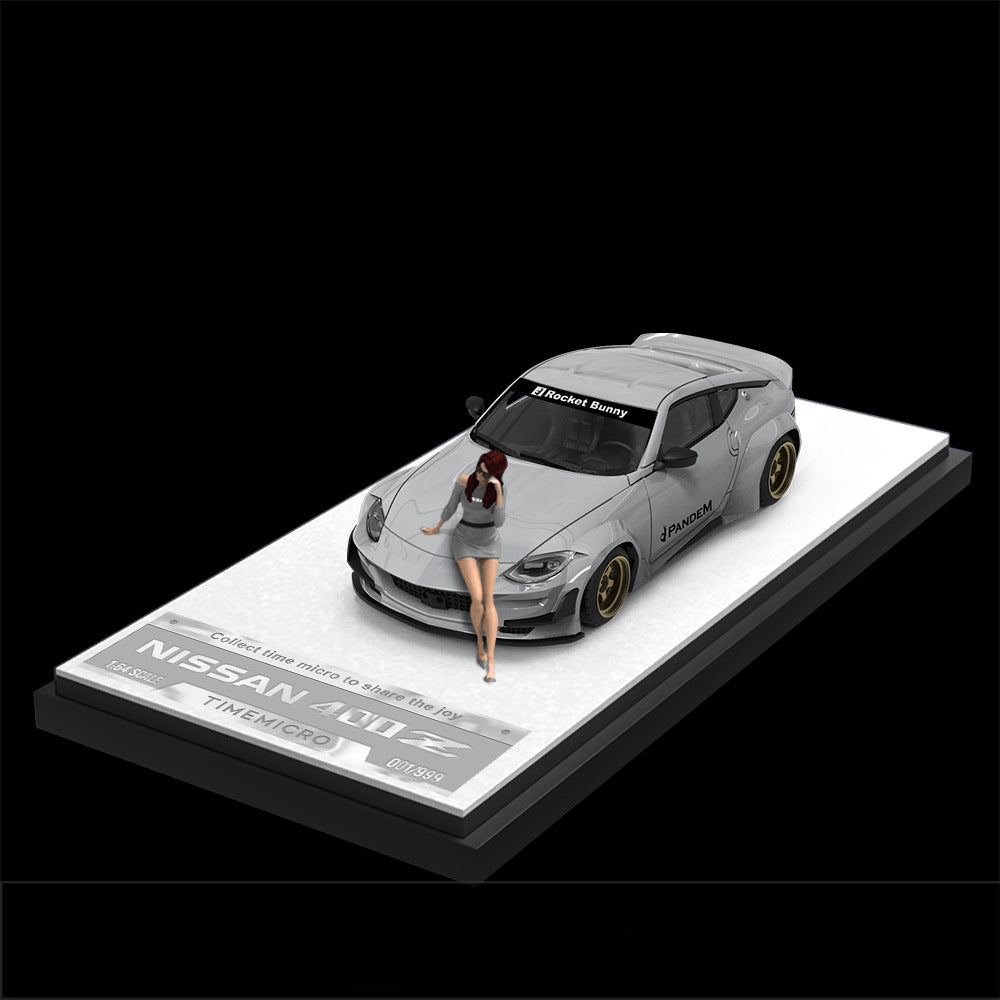 TimeMicro 1:64 Nissan 400Z Plain Color Diecast Model Car
