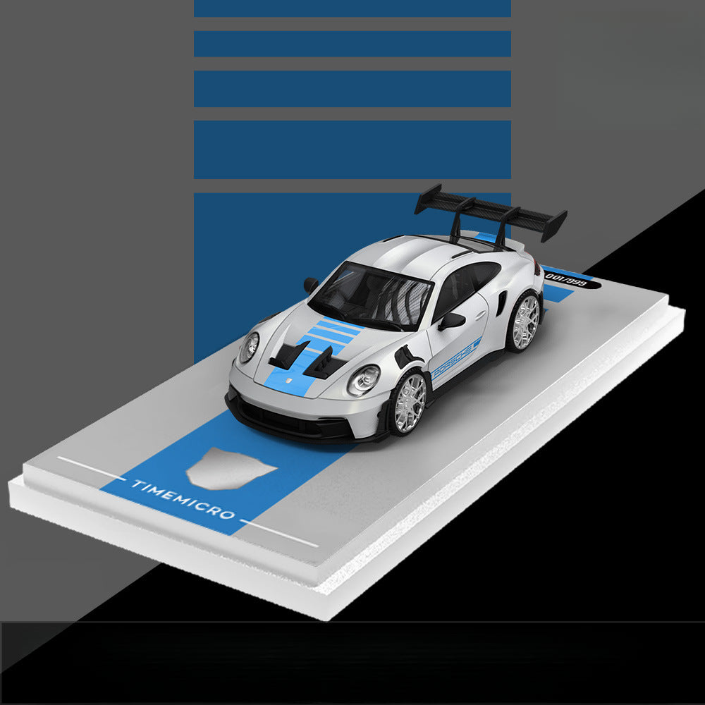 TIMEMICRO 1:64 Porsche 964 & 992 GT3 RS with Scania Phantom Container Truck MODCOLS