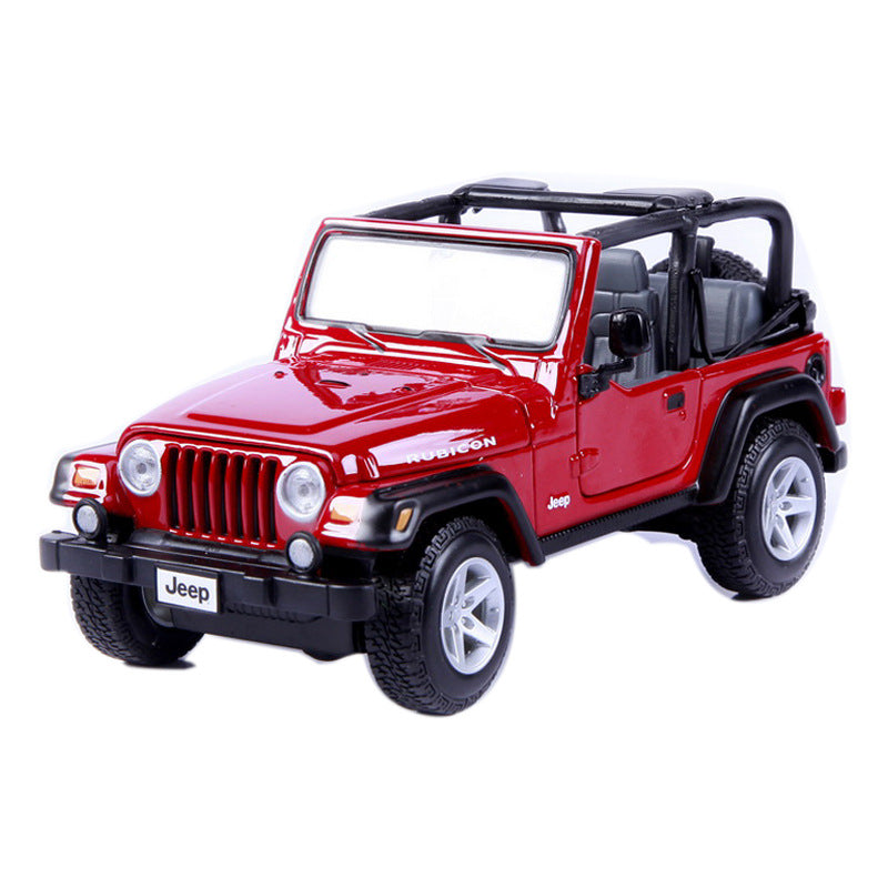 Maisto 1:18 Jeep Wrangler Rubicon Convertible Off Road SUV Diecast Model MODCOLS