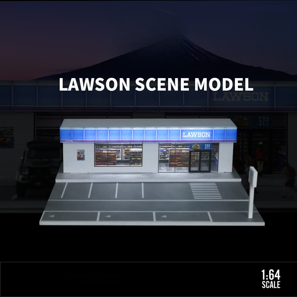 MoreArt 1:64 7 ELEVEN 711 Lawson Convenience Store Scene Model MODCOLS