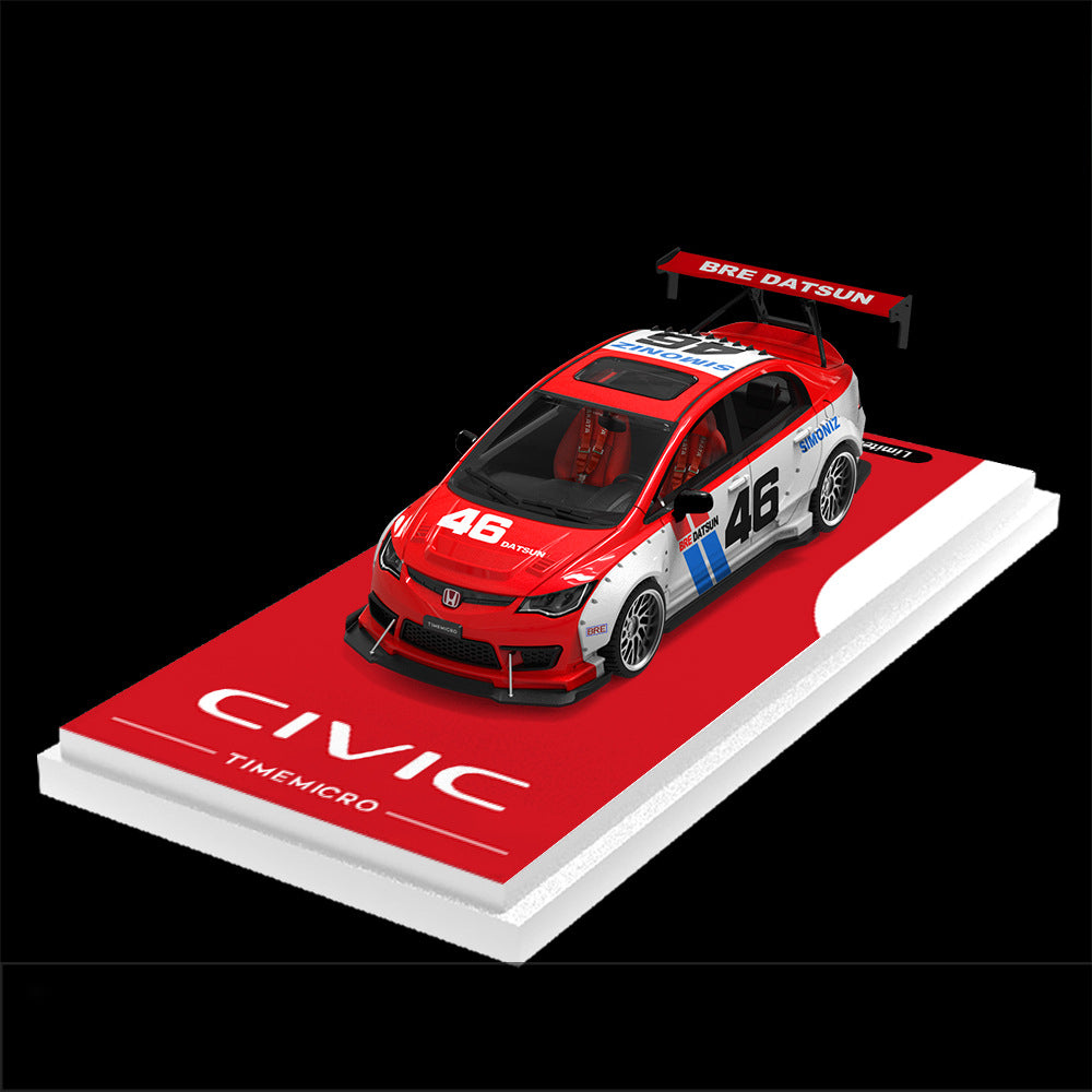 TimeMicro 1:64 Honda Civic Custom x Datsun & Liberty Walk Diecast Car MODCOLS