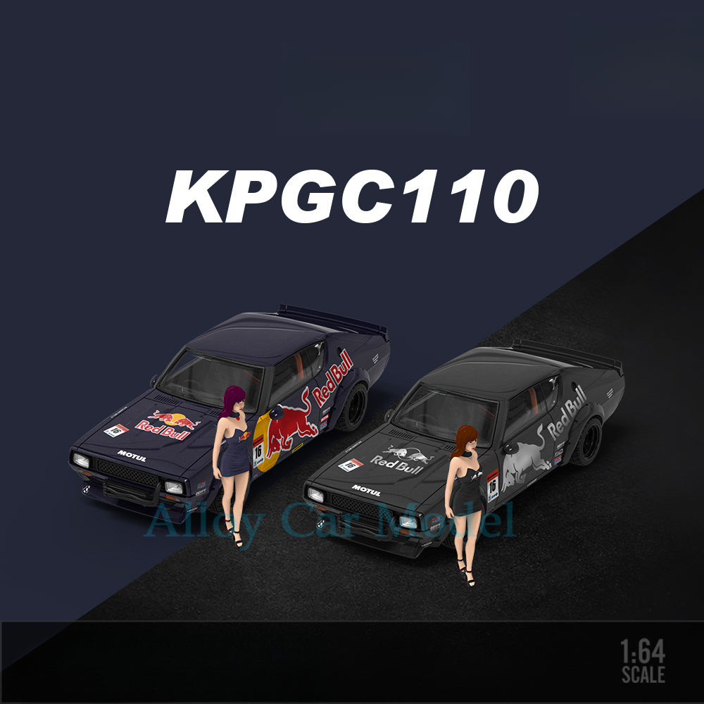 TimeMicro 1:64 KPGC110 Red Bull Livery Diecast Model MODCOLS