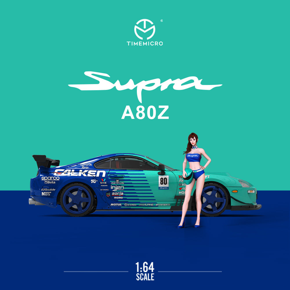 TimeMicro 1:64 Supra A80Z Falken Livery Diecast Model MODCOLS