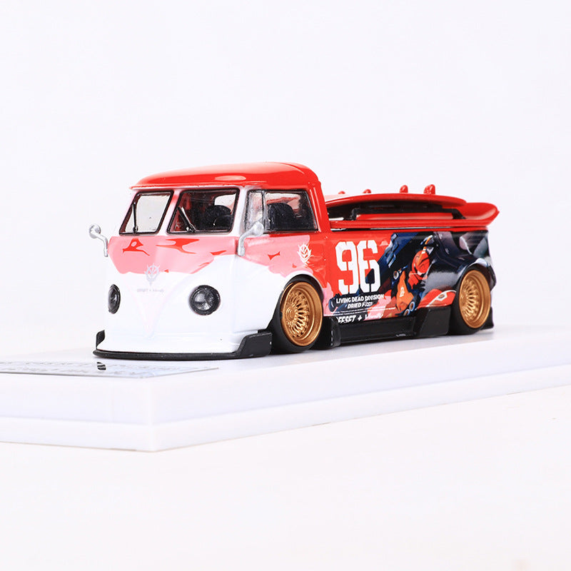 1:64 VW T1 RWB Widebody Pickup Diecast Model – Custom Bus MODCOLS