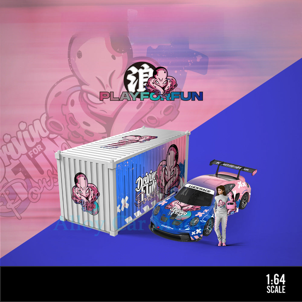MD & LUCK RACE Original 1:64 Porsche 911 GT3 Diecast Model MODCOLS