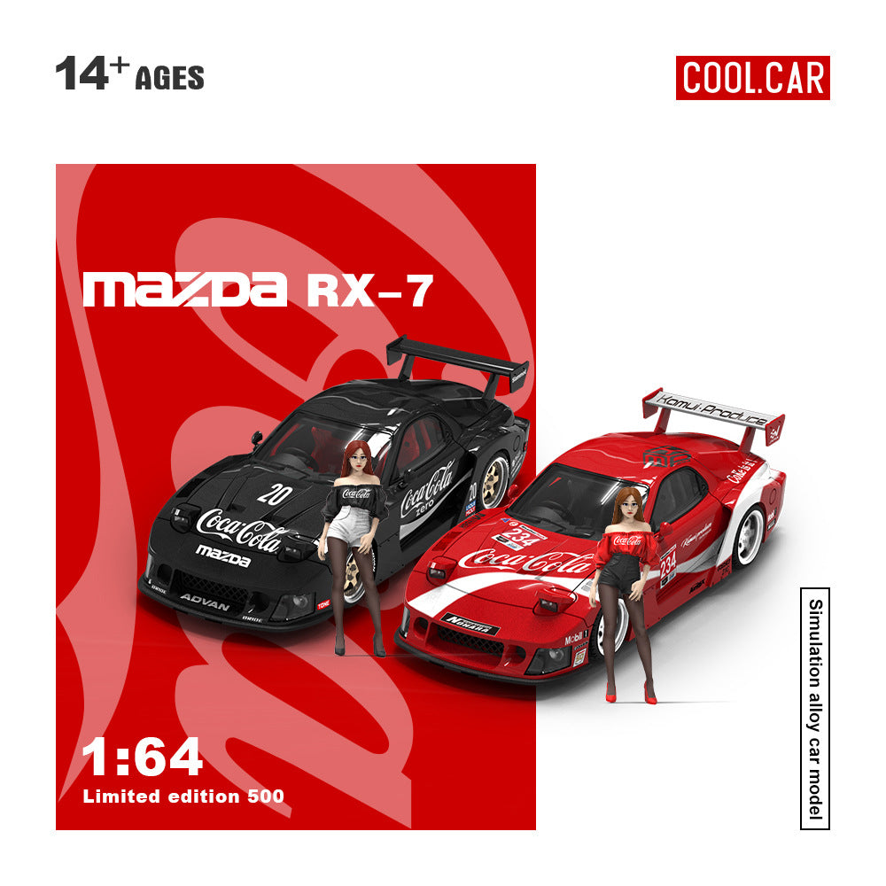 Cool Car 1:64 Cola Livery Diecast Car Model MODCOLS