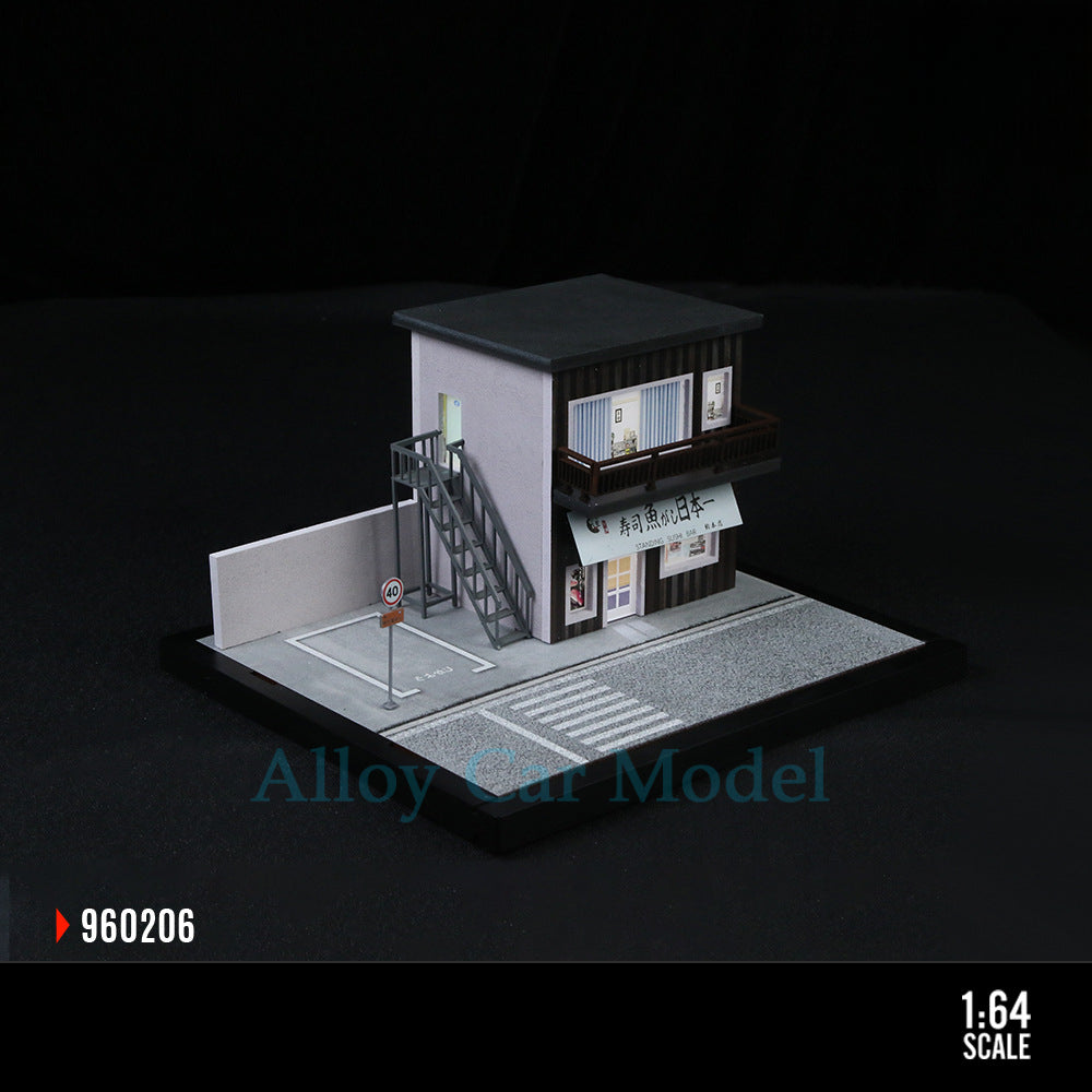 MoreArt 1:64 Street Side Scene Light Up Puzzle Series 06 Model MODCOLS