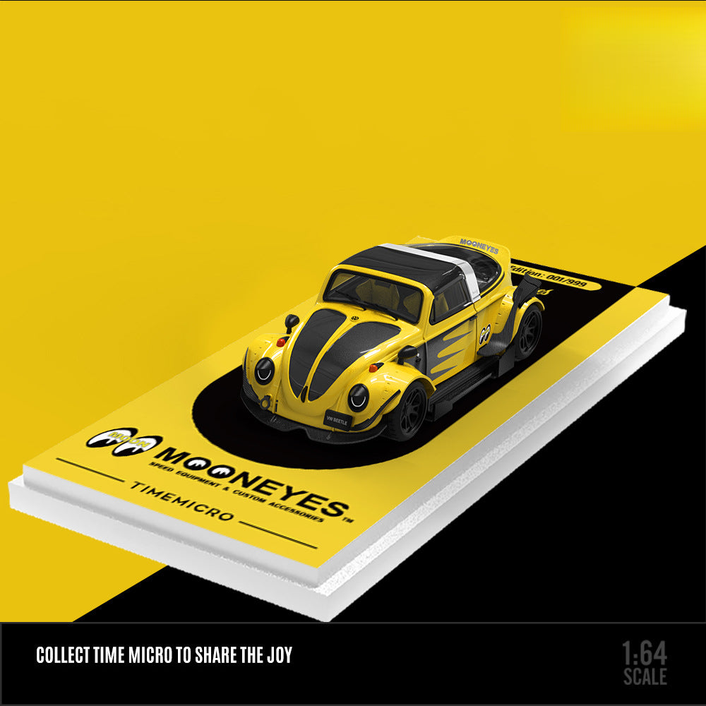 TIMEMICRO 1:64 RWB Beetle & Flatbed Truck Model | Moon Eyes Die Cast MODCOLS