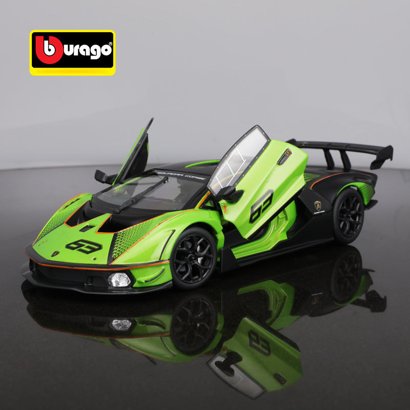 Bburago 1:24 Lamborghini Rally Sports Car Diecast Model MODCOLS