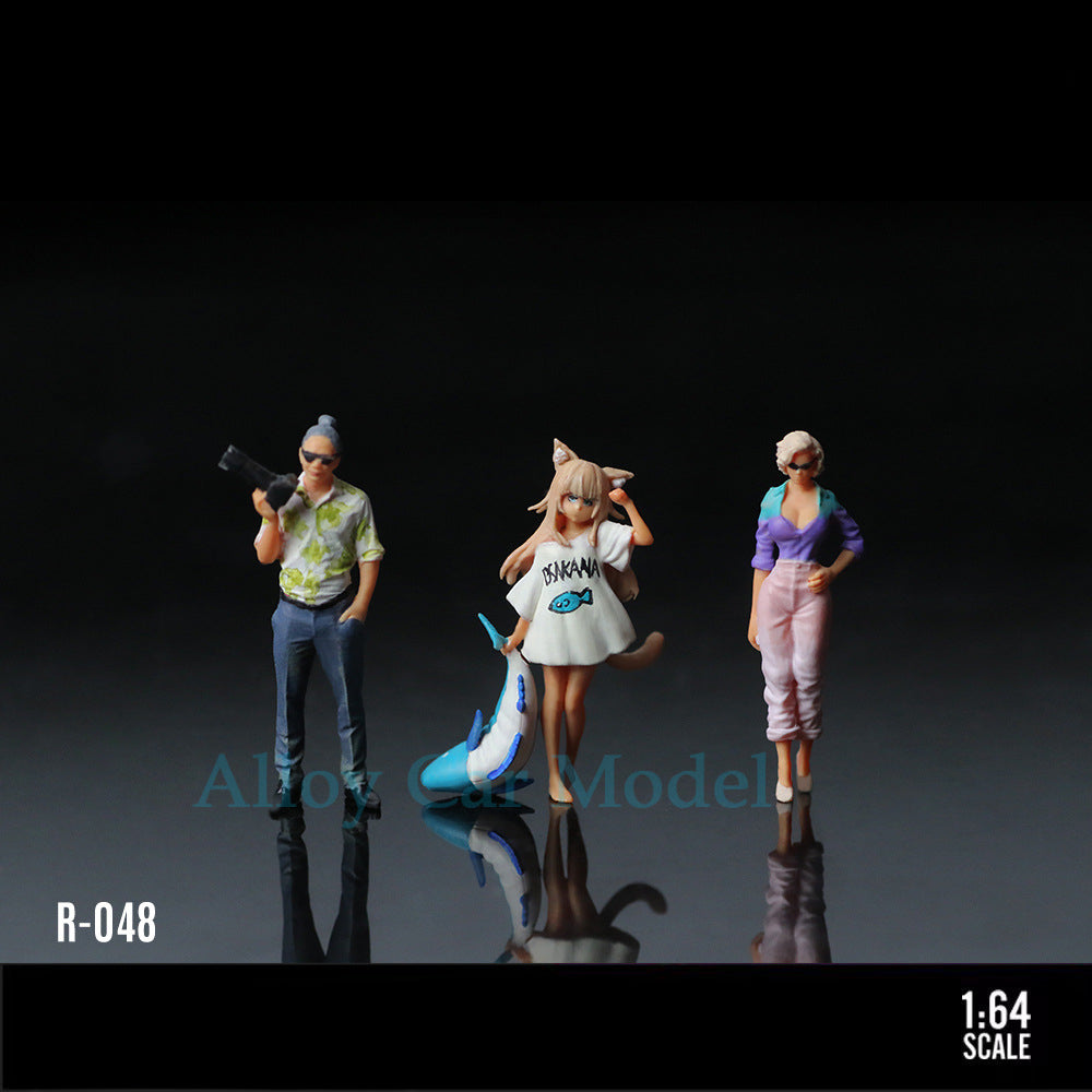 MoreArt 1:64 Anime Girl Photographer Resin Figure Set MODCOLS