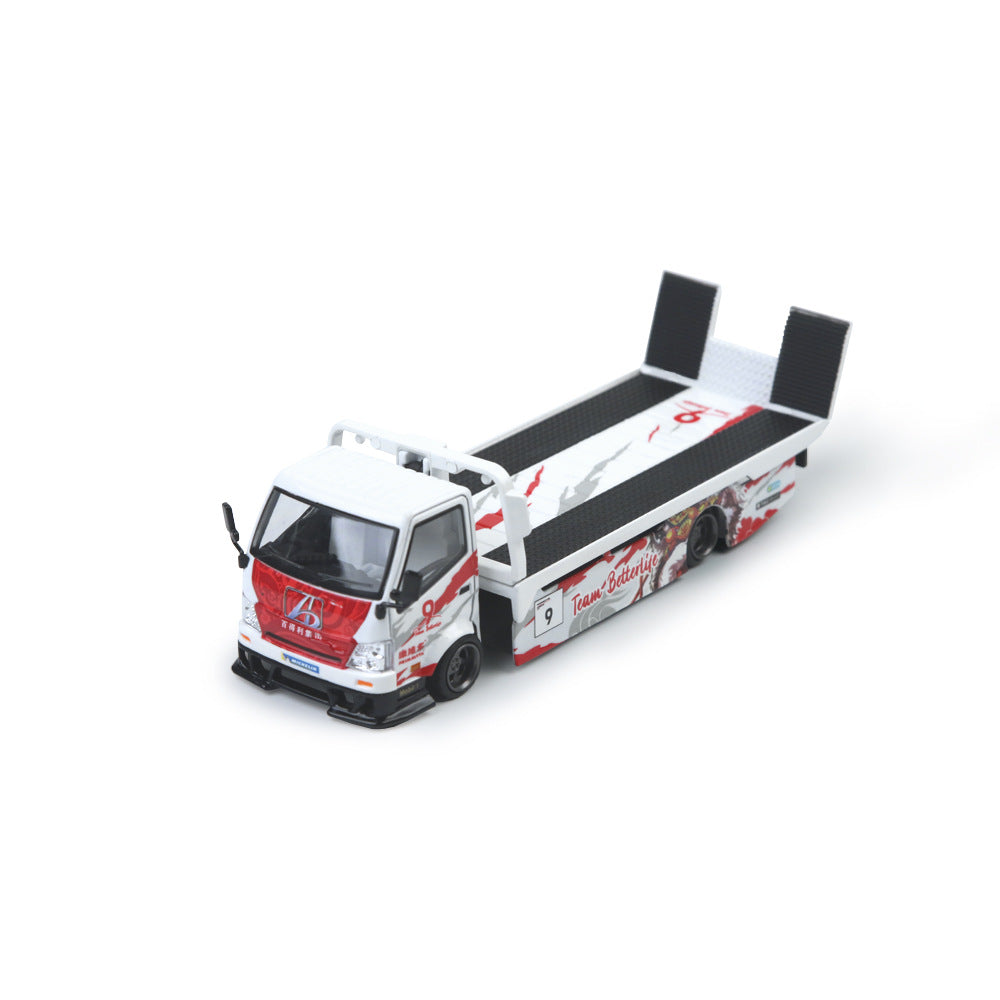 ModernArt 1:64 H300 Flatbed Transport Trailer – Alloy Diecast Model