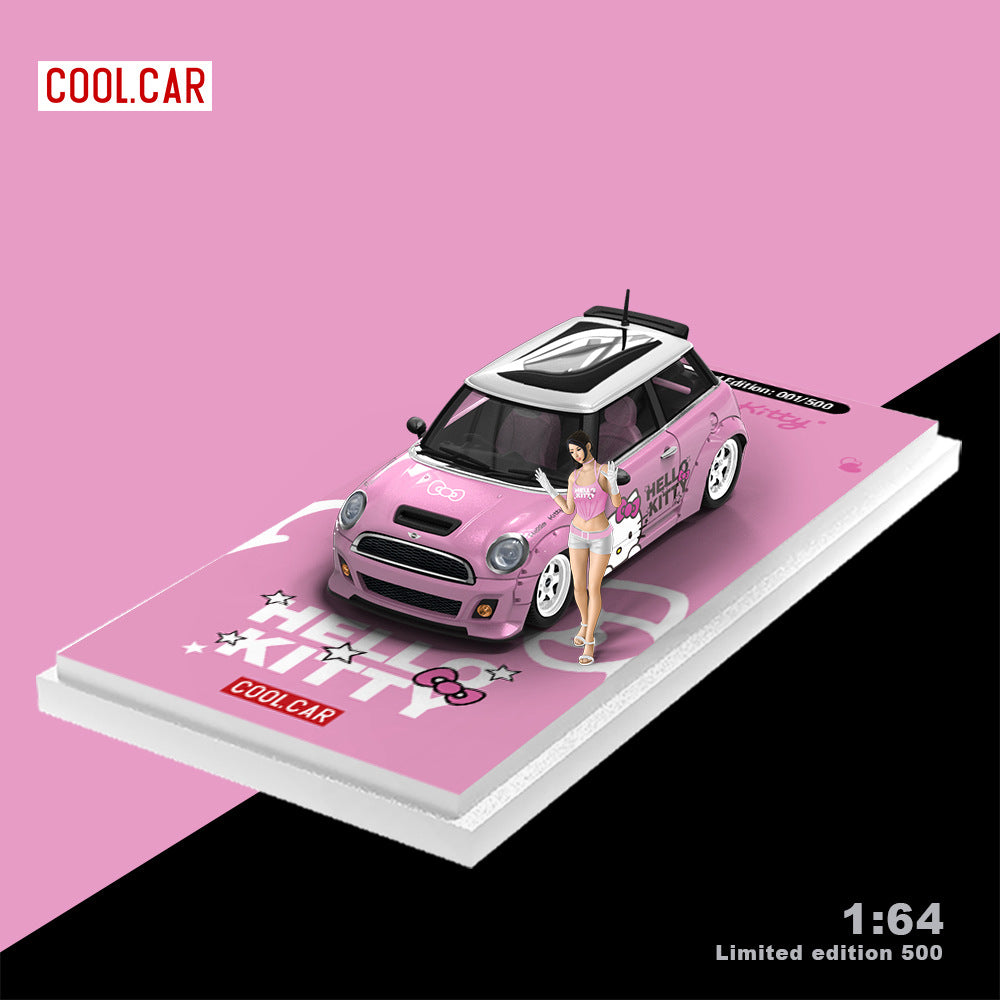 Cool Car 1:64 BMW MINI Kitty Livery Diecast Model MODCOLS