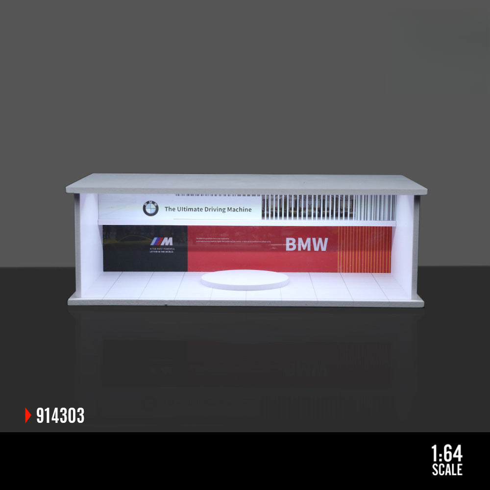 MoreArt 1:64 Showroom Series Lighted DIY Display Scene MODCOLS