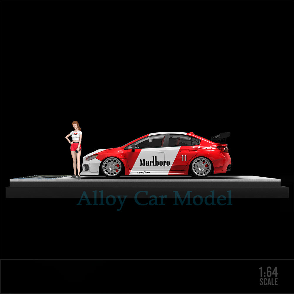 TimeMicro 1:64 Subaru WRX STI Marlboro JPS Livery Die MODCOLS