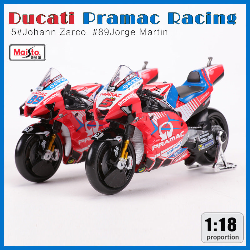Maisto 1:18 2021 GP Racing Ducati Diecast Motorcycle Model MODCOLS