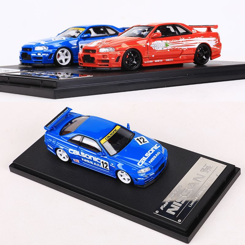 Fast Speed FS 1:64 Nissan Skyline R34 Diecast Model MODCOLS