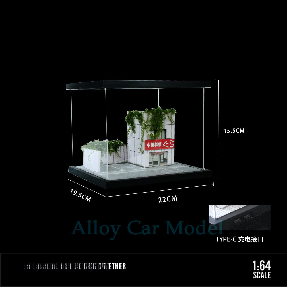 MoreArt 1:64 Street Scene Light Up Modular Model Series 02 MODCOLS