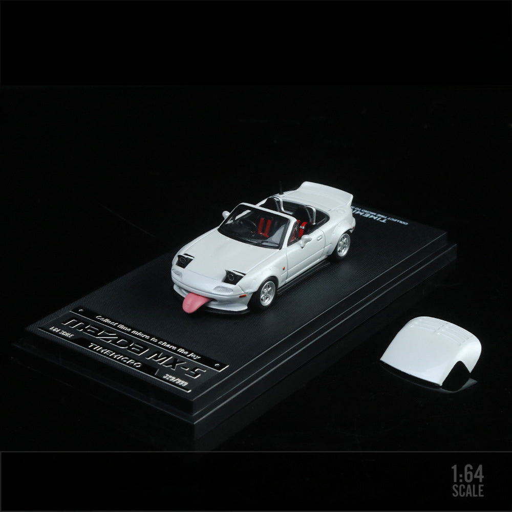 TimeMicro 1:64 Mazda MX5 Solid Color Diecast Model