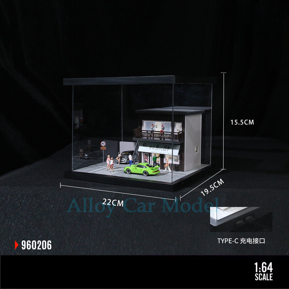 MoreArt 1:64 Street Side Scene Light Up Puzzle Series 06 Model MODCOLS